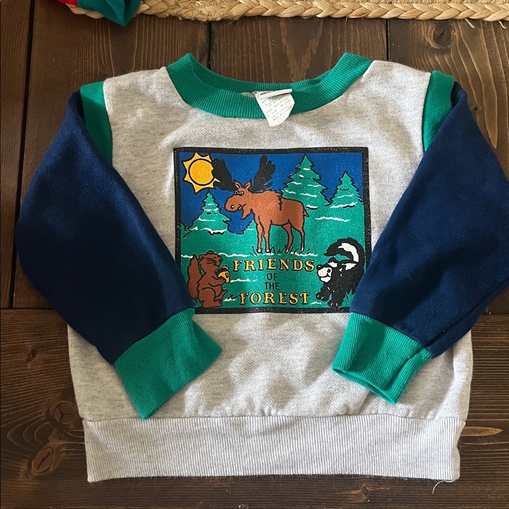 Vintage ‘90s, Okie-Dokie “Friends of the Forest” Sweatshirt